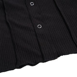 モーブレタリングスリムリブTシャツ