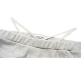SHIRRING STRING MICROSHORTS_OATMEL