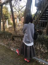 チノコットンスカート