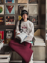 ブルースプリント長袖Tシャツ