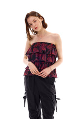FINE FRILL TOP SKIRT