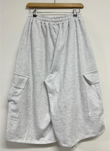 HIP LONG POCKET PARACHUTE CARGO BERMUDA 🤎🩶🖤🤍4COLOR