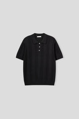 Dao placket collar knitwear