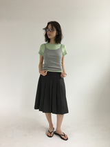 YWD PLEATS SKIRT (2color)