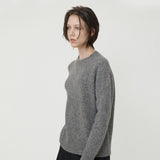 ALPACA SHAGGY KNIT GRAY
