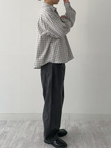 [Unisex]  バイオセミカーブコットンパンツ