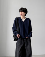 Spin Layered V-Neck Knit