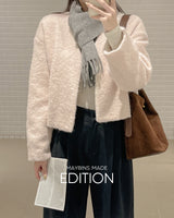 【MADE】ノーカラーバックルジャケット