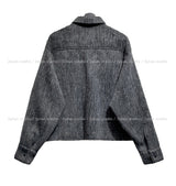 Need Mohair Crop Jacket