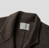 [wool 100%] リニアハンドメイドダブルコート