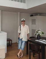 Frey Cutoff Cargo Denim Shorts
