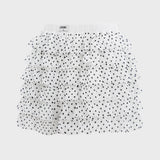 DOT PANTS IN WHITE