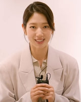 Twist Wave 925 Silver Hoop Ring Earring E050-01H (Worn by Park Shin-hye, Umji)