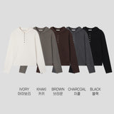 Henley Neck Hood Knit