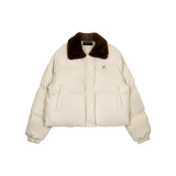 PLUSH FUR COLLAR JUMPER