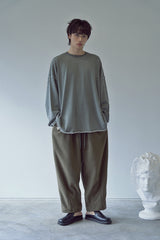 2-LAYER MICRO FLEECE SWEAT PANTS (Khaki)