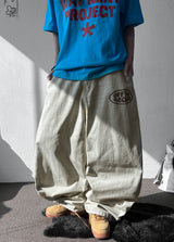 Willy Graphic Tattoo Print Balloon Pants 2color