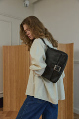 MADE_Clasp Bag/ DARK BROWN