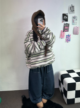MINK🐻🧸RIVET STRING LONG WIDE PANTS 💙🖤2COLOR