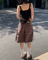 Carpenter bermuda pants