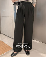 【MADE】ピンタックワイドスラックス