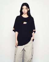 25FW ADLV FIREWORKS LOGO SHORT SLEEVE T-SHIRT BLACK
