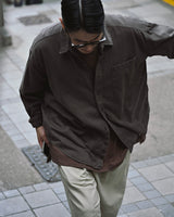 WIT AGING WASHED SHIRT BR 