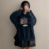 Poemy Lettering Over Hoodie