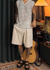 Cool Linen Bermuda Wide Shorts 4COLOR