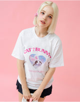 キャット＆バニーTシャツ [3COLOR]