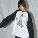 Pony Star Long Sleeve (Black) F25QB095