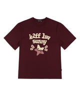 Luv Sunny Tee (Burgundy) K25QB676