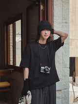 [Lining brushed/Plan] パフェ ブラッシュド レイヤード ショートスリーブ Tシャツ