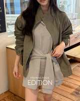 [MADE] Norton hood layered dress