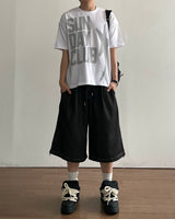 サンディプリンティングショートスリーブTシャツ