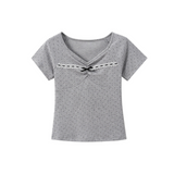 Luna Dot Ribbon Tee