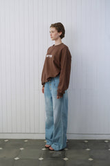 Wtsm logo sweatshirt_brown