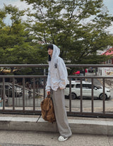 ウェアリングストライプバンディングパンツ