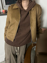 (3colors) cuty prison knit hoodie