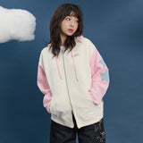 Colorblock スターダンシングフードジップアップ