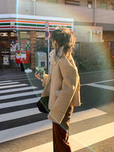 [MADE] [Wool Napping] Winter Warm ロングブーツカットスラックス