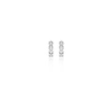 26SS★ Essence (W) Round Bezel Tennis One-Touch Earrings S