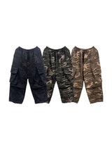 Brushed) Military cargo sweatpants