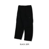 LMN エッセンシャルコットンカーゴワイドパンツ (4 colors)