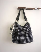 Lermin Dot Stud Big Shoulder Bag