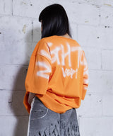 N.W.D スプレーTシャツ_オレンジ