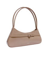 Mini Buckle Small Baguette Bag - Latte Beige