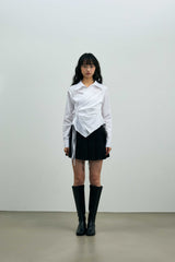 HALO WRAP SHIRT / WHITE