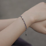 Love even your sadness, line bracelet
