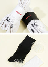 [3PACK] 1507 Light Athletic Embo Care Socks - White/Black